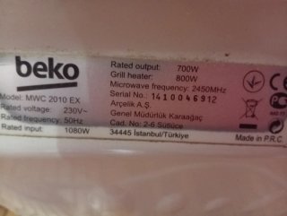 Microondas BEKO