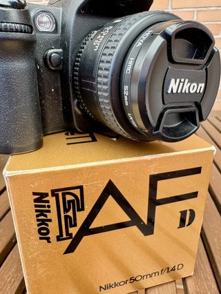 Objetivo Nikon AF Nikkor 50mm f/1.4D