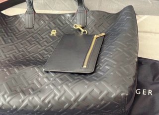 Bolso Shopper Piel Tommy Hilfiger Negro