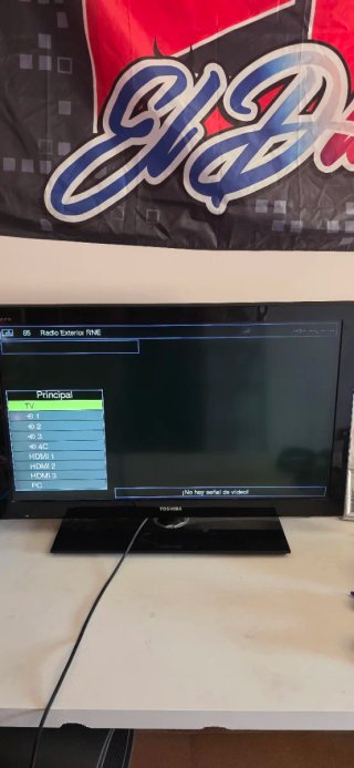 Televisión Toshiba Negra