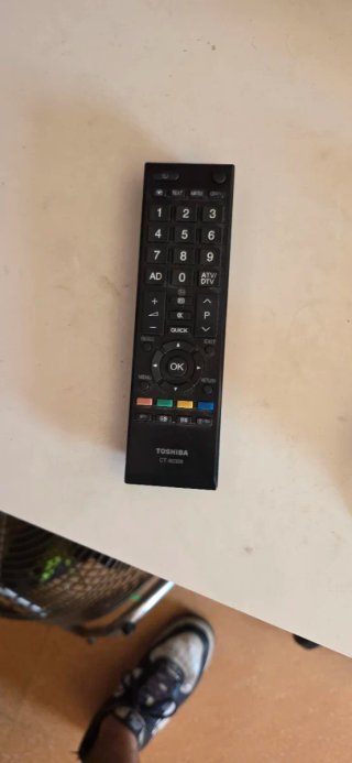 Televisión Toshiba Negra
