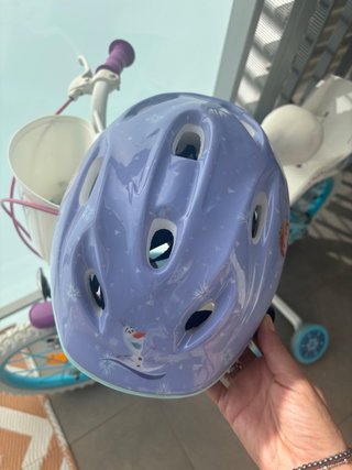 Casco bici niña Frozen