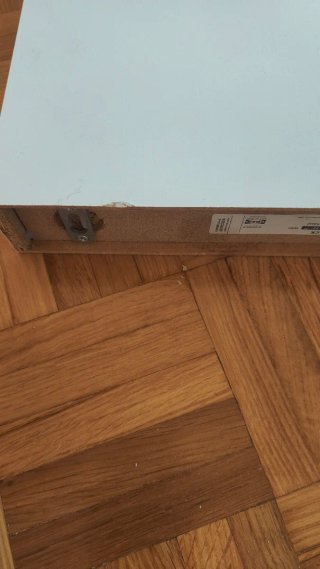 LACK Estante de pared blanco 30x26 cm