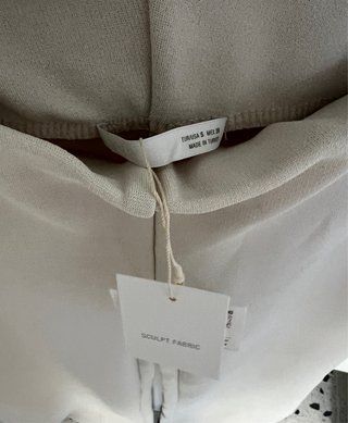 Pantalón ancho beige