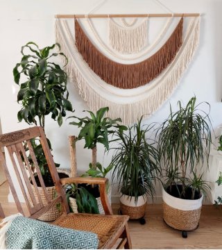 Tapiz 120x90cm macramé
