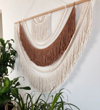 Tapiz 120x90cm macramé