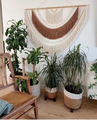 Tapiz 120x90cm macramé