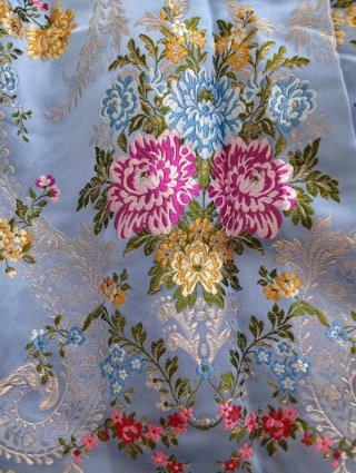 Traje Fallera azul y rosa