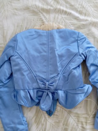 Traje Fallera azul y rosa