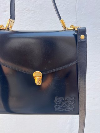 Bolso vintage Loewe negro