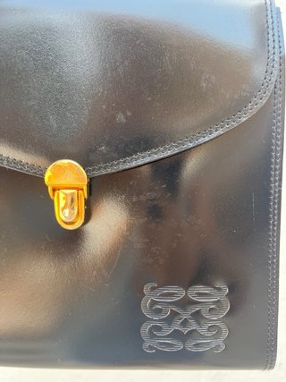 Bolso vintage Loewe negro