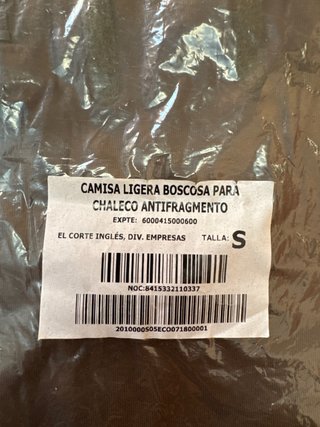 Camisa táctica pixelada talla S
