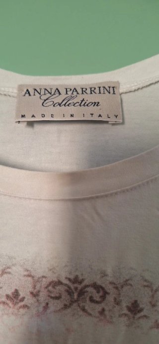 T-shirt ANNA PARINI viscosa stampa rosa