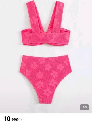 Bikini Fucsia Texturizado