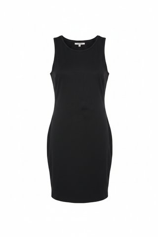 Vestido negro sin mangas