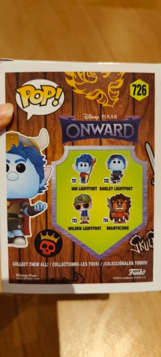 Funko Pop Onward Warrior Barley 726