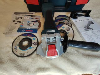 NUEVA Amoladora Bosch GWX 18V-7 X-LOCK + Discos
