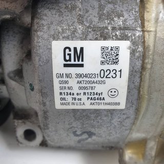 COMPRESOR AIRE ACONDICIONADO OPEL OPEL MOKKA X 2016-0