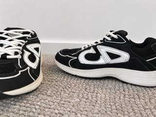Dior B30 Zapatillas Negras y Blancas Talla 40