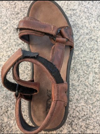 Sandalias Teva Piel Marrón