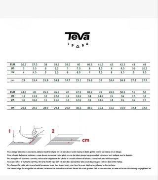 Sandalias Teva Piel Marrón