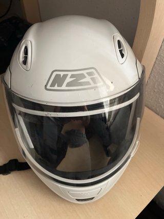 Casco Moto Blanco NZI