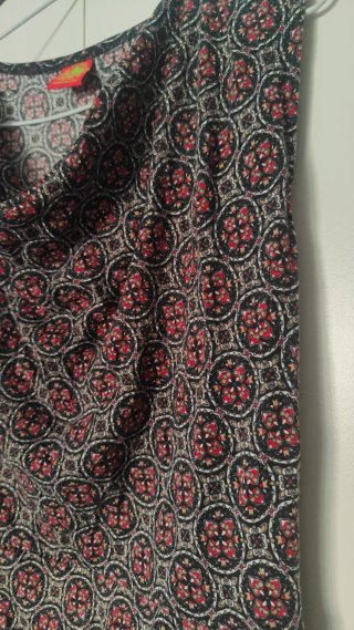 Vestido sin mangas estampado Lingam