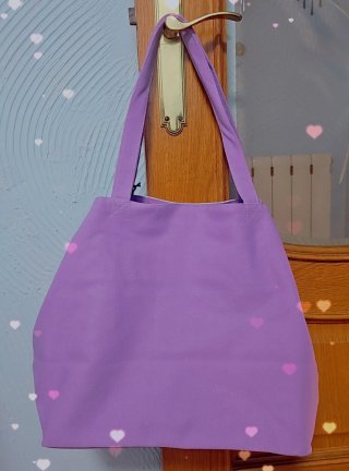 Bolso Karl Lagerfeld Morado y Blanco
