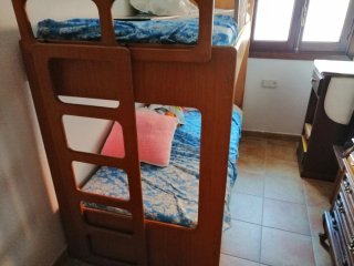 Litera madera con colchones