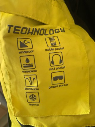 Chaqueta de esquí Crivit Hombre Talla XL