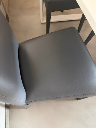Mesa comedor blanca con 4 sillas