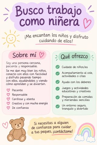 Niñera por horas