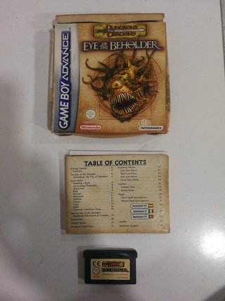 Videojuego Retro game boy advance dungeons Dragons