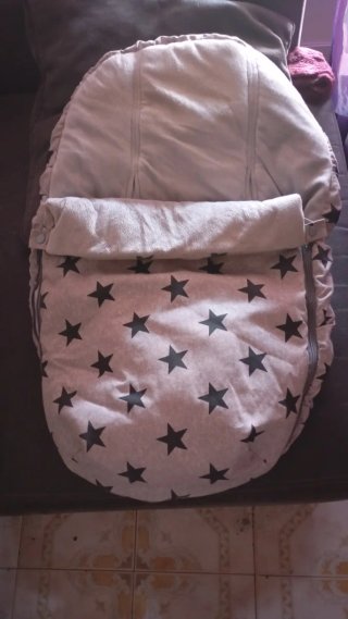 Saco para carrito de bebé con estrellas