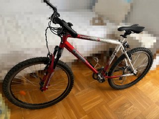 Bicicleta Rockrider 5.2 Roja y Blanca
