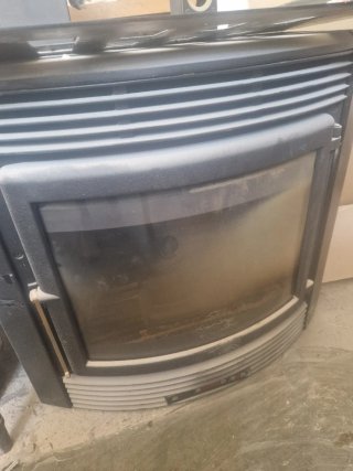 Chimenea de pellets casi nueva