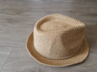 Sombrero de paja para niña con pompones