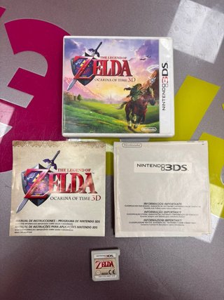 Videojuego 3DS zelda ocarina of time 3d