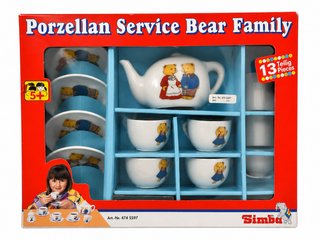 Mini Juego de Té Porcelana Ositos Simba
