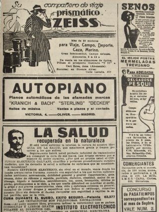 3 REVISTAS ANTIGUAS BLANCO Y NEGRO. AÑO 1920-1921