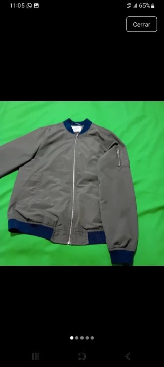 Cazadora Pull&Bear Talla S Verde Oliva
