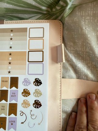 Archivador A5 Piel Sintética Beige