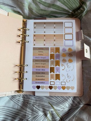 Archivador A5 Piel Sintética Beige