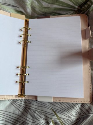 Archivador A5 Piel Sintética Beige