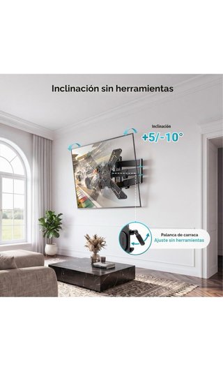 Soporte TV Articulado 32-75 Negro
