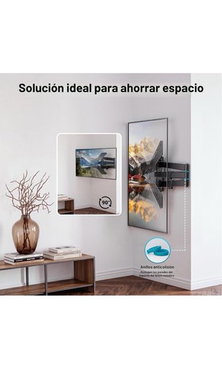 Soporte TV Articulado 32-75 Negro