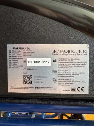 Silla de ruedas Mobiclinic