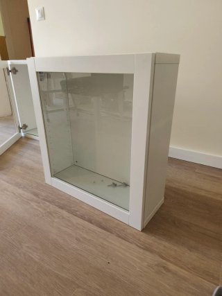2 x Mueble Ikea Besta con Puertas de Cristal