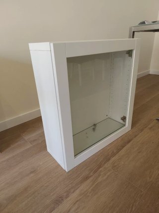 2 x Mueble Ikea Besta con Puertas de Cristal