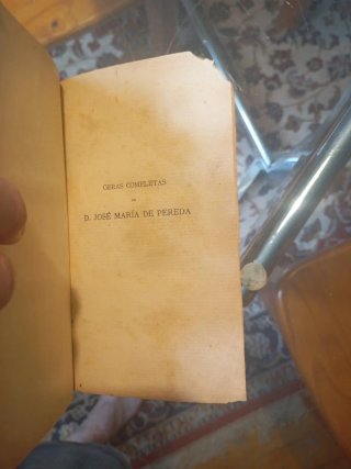 Libro Antiguo Pedro Sánchez - J.M Pereda 1891